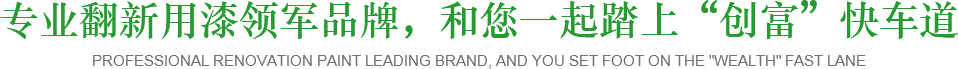 專(zhuān)業(yè)翻新用漆領(lǐng)軍品牌，和您一起踏上